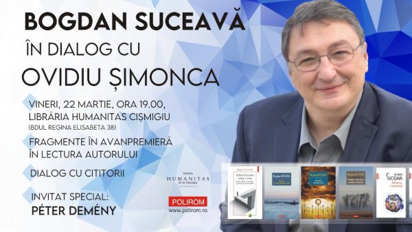 Întâlnire cu Bogdan Suceavă la Librăria Humanitas de la Cișmigiu