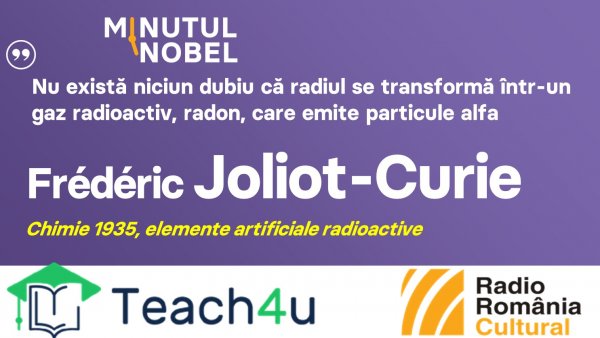 Minutul Nobel - Frederic Joliot-Curie | PODCAST