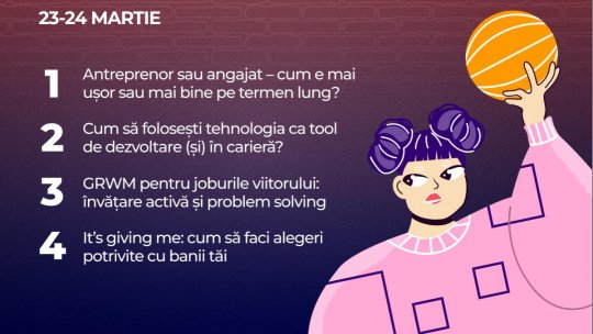 Studenții din Cluj-Napoca sunt așteptați în acest weekend la atelierele din cadrul programului Mindcraft Academy | PODCAST