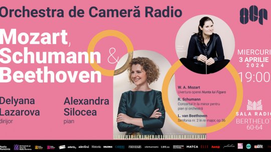 Pianista ALEXANDRA SILOCEA cântă SCHUMANN la Sala Radio