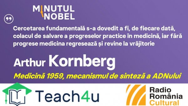 Minutul Nobel - Arthur Kornberg | PODCAST