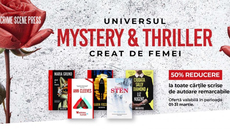 Universul mystery & thriller: Romane de neratat, scrise de autoare remarcabile