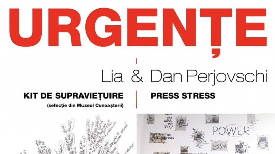 Expoziția „Urgențe”: Lia și Dan Perjovschi într-un dublu solo show la Muzeul de Artă Brașov