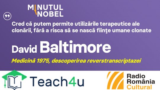 Minutul Nobel - David Baltimore | PODCAST