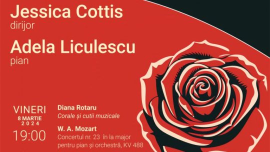 Concertul din această seară de la Sala Radio, susținut de Orchestra Națională Radio dirijată de Jessica Cottis, se va deschide cu lucrarea Dianei Rotaru, ”Corale și cutii muzicale” | PODCAST
