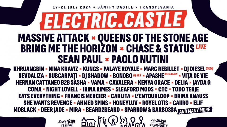 Line-up complet pentru Electric Castle 2024