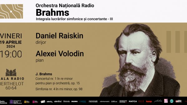 Alexei Volodin inaugurează noul pian „STEINWAY” al SĂLII RADIO