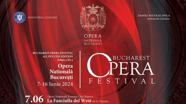 Bucharest Opera Festival - ALL PUCCINI EDITION, 7-16 iunie 2024, la ONB