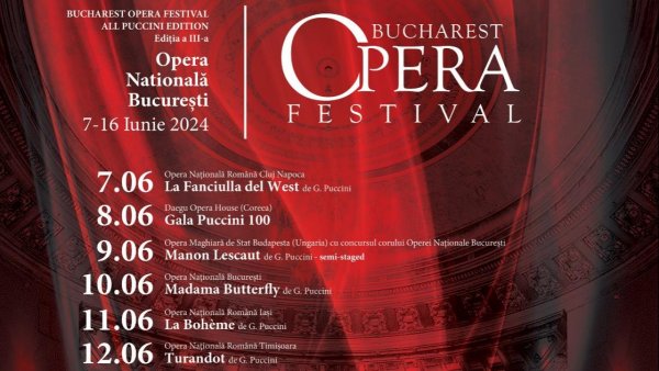 Abonamente early-bird la Bucharest Opera Festival - All Puccini Edition din 12 aprilie