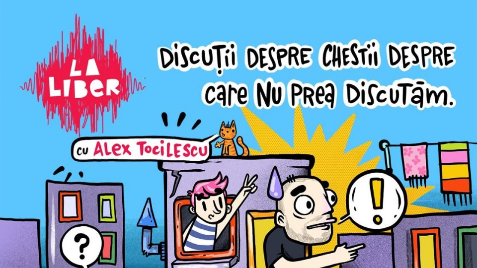 O nouă întâlnire din seria de dialoguri pe bune: LA LIBER – discuții despre chestii despre care nu discutăm, cu Alex Tocilescu la Teatrul Masca: „Care mai e treaba cu sexul?”