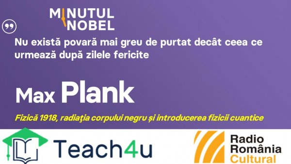 Minutul Nobel - Max Plank| PODCAST