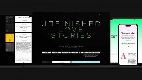 Fundația EIDOS lansează o platformă editorială cu  povești reale de iubire - UNFINISHED LOVE STORIES