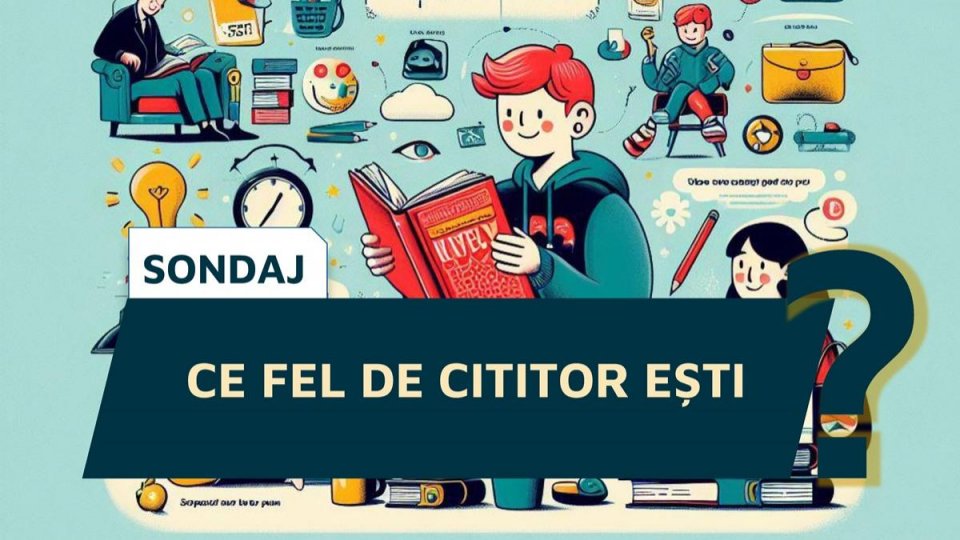 Sondajul „CE FEL DE CITITOR EȘTI? cercetează modul în care oamenii interacționează cu cărțile și tehnologia în lumea modernă