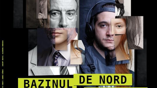 Actorii Șerban Pavlu și Vlad Lință, pe scena ARCUB, în două reprezentații ale spectacolului de teatru „Bazinul de nord” de Rajiv Joseph, montat de Alexandru Mâzgăreanu