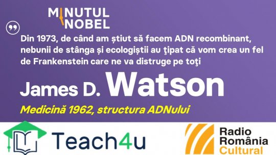 Minutul Nobel - James D. Watson | PODCAST