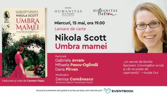 Lansare de carte: „Umbra mamei” de Nikola Scott