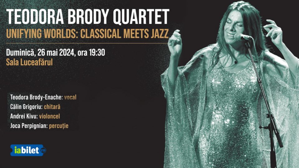 UNIFYING WORLDS - un concert despre dansul continentelor muzicale, cu Teodora Brody-Enache, la București