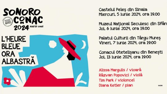 Turneul SoNoRo Conac din acest an – acordurile Orei albastre  în ultimele patru concerte
