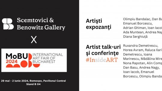 Scemtovici & Benowitz Gallery – prezentă la Târgul Internațional de Artă Contemporană, MoBU 2024