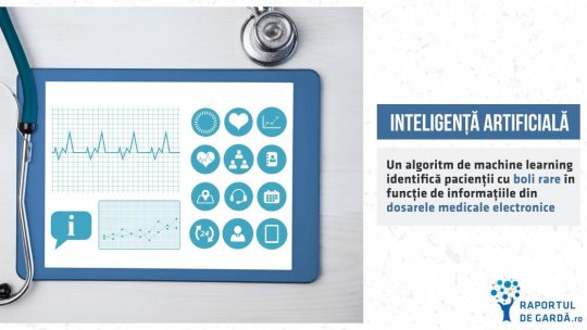 Raportul de gardă: Un algoritm AI identifică rapid pacienții cu boli rare nediagnosticate pe baza dosarelor medicale electronice