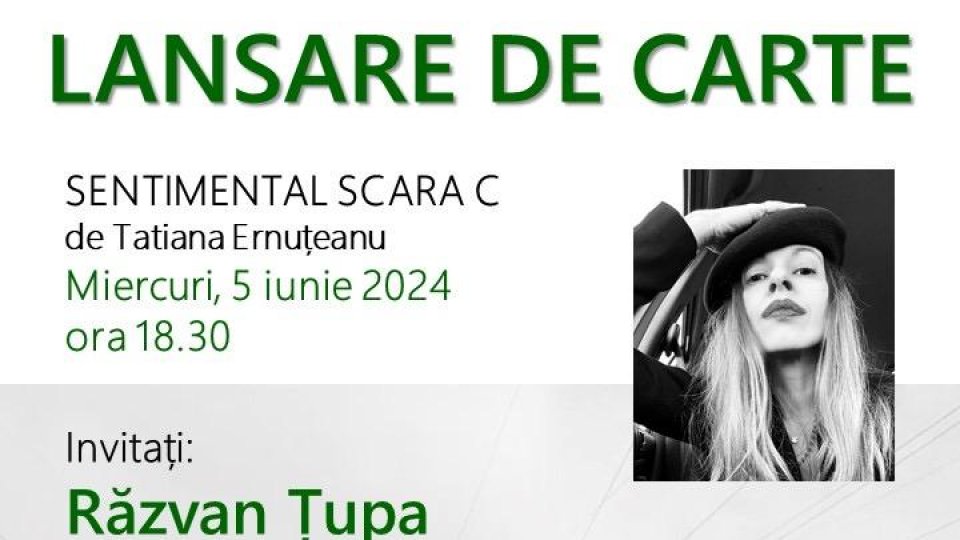 O nouă apariție editorială la editura Eikon, volumul de poezie experiementală, Sentimental Scara C de Tatiana Ernuțeanu