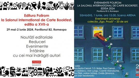 Programul de evenimente al Editurii Polirom la Bookfest 2024