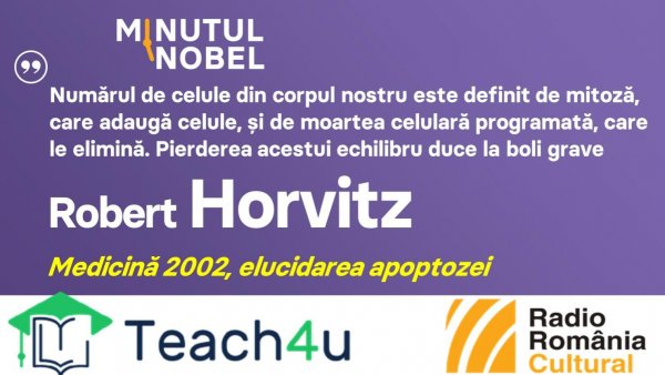 Minutul Nobel - Robert Horvitz| PODCAST