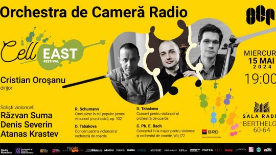 Concert de gală:  închiderea Festivalului Internațional „CellEAST” (ediția a 3-a)