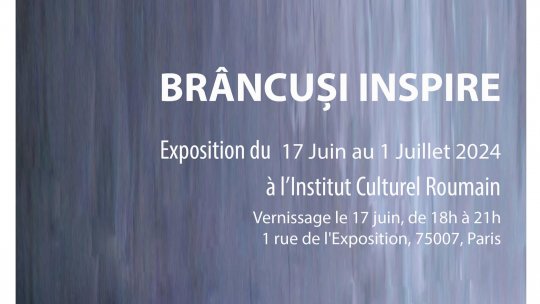 Expoziție inedită în cinstea lui Constantin Brâncuși, la Institutul Cultural Român din Paris