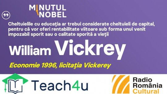 Minutul Nobel - William Wickrey | PODCAST