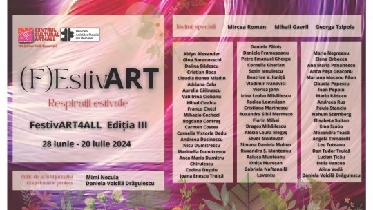 FestivART4ALL Ediția III  - 28  - 30 iunie  2024