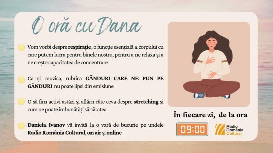 O oră cu Dana - Respirația, esența vieții | PODCAST