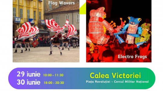 ARCUB transformă Calea Victoriei într-o scenă internațională a teatrului de stradă, în weekendul 29-30 iunie 2024