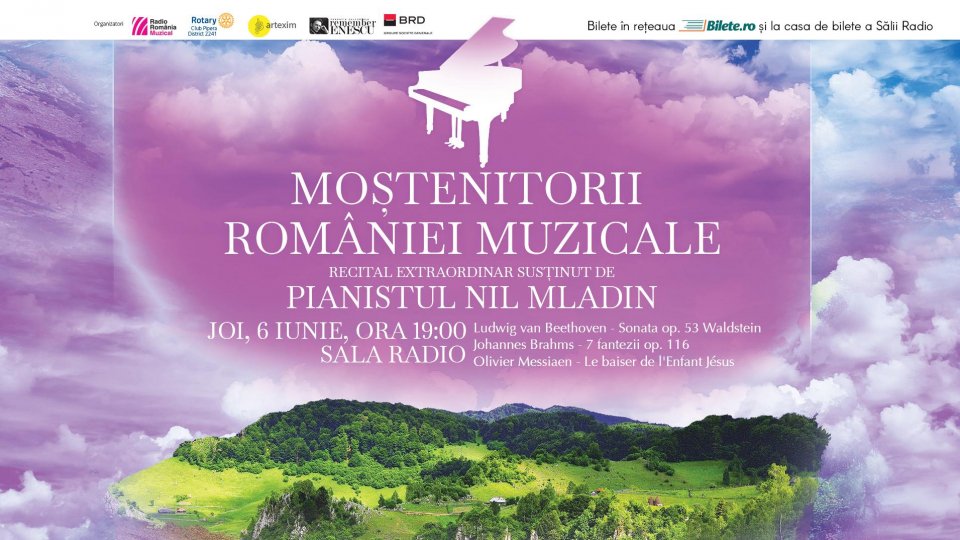 „Moștenitorii României muzicale”: recital-eveniment susținut de pianistul Nil Mladin