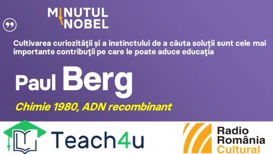 Minutul Nobel - Paul Berg | PODCAST