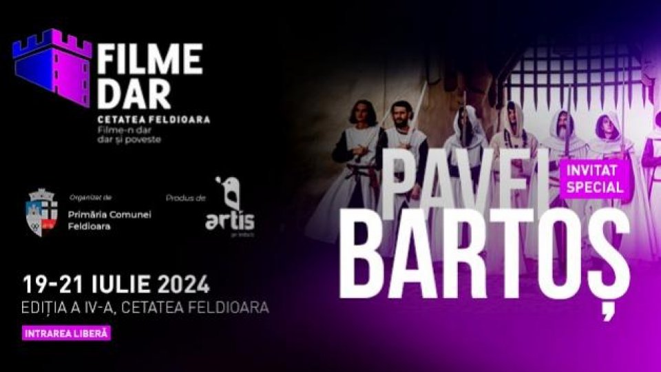 A patra ediție a festivalului FilmeDar, în Cetatea medievală de la Feldioara, 19-21 iulie