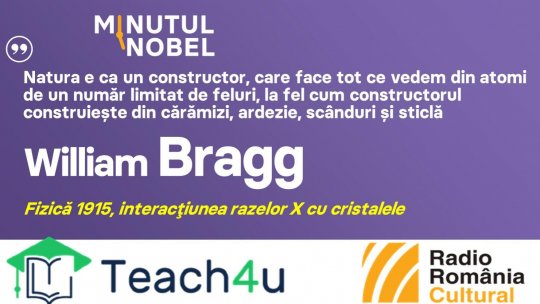 Minutul Nobel - William Bragg | PODCAST
