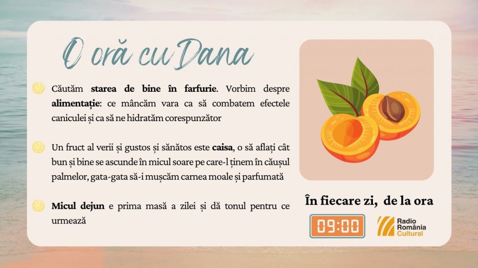 O oră cu Dana - Stare de bine în farfurie | PODCAST