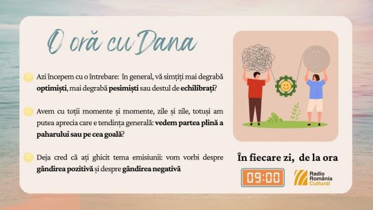 O oră cu Dana - Gândire pozitivă / gândire negativă | PODCAST