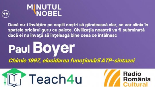 Minutul Nobel - Paul Boyer | PODCAST