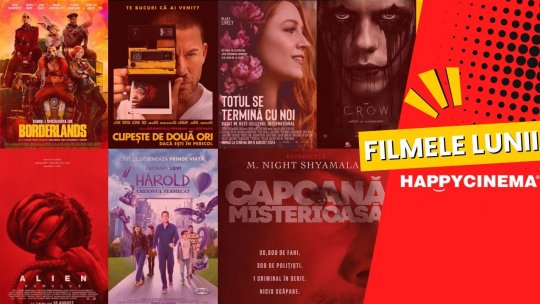 Filmele lunii august la Happy Cinema: producții palpitante, comedii romantice și blockbustere pentru întreaga familie