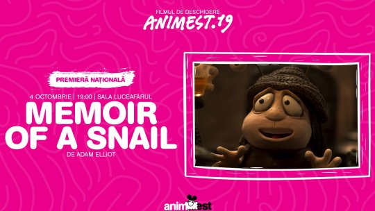 „Memoir of a Snail”, cel mai nou film al regizorului Adam Elliot, deschide Animest.19