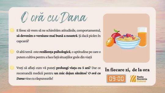 O oră cu Dana - Mic dejun cu sănătate | PODCAST