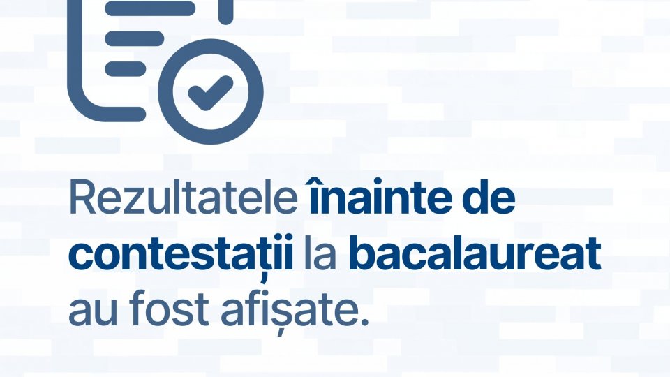 Rezultate Bacalaureat 2024. 76,4% rata de promovare (înainte de contestații) în sesiunea iunie-iulie 2024