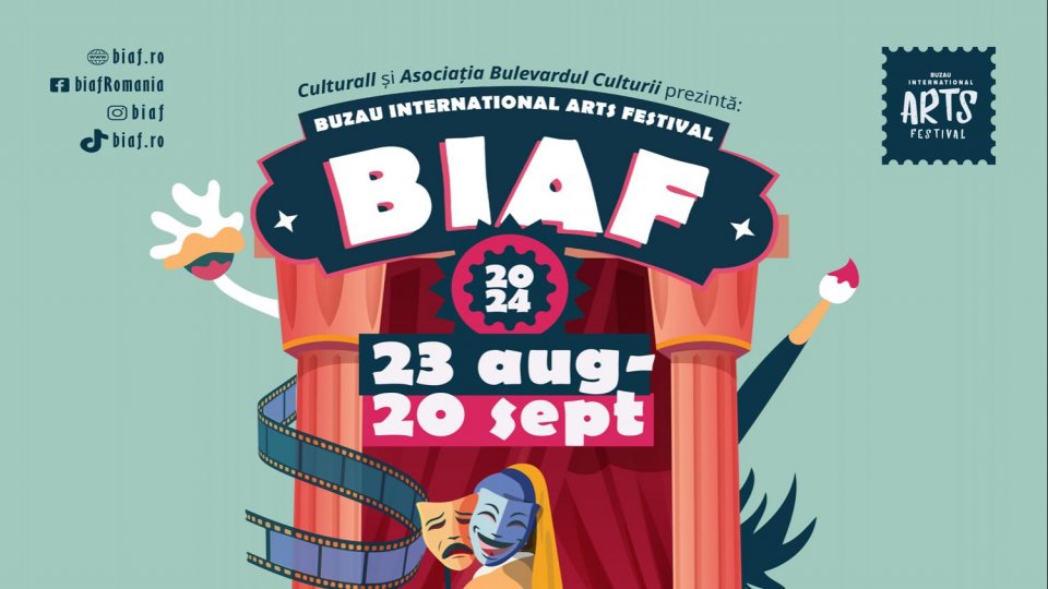 A patra ediție Buzău International Arts Festival va avea loc în perioada 23 august - 20 septembrie 2024