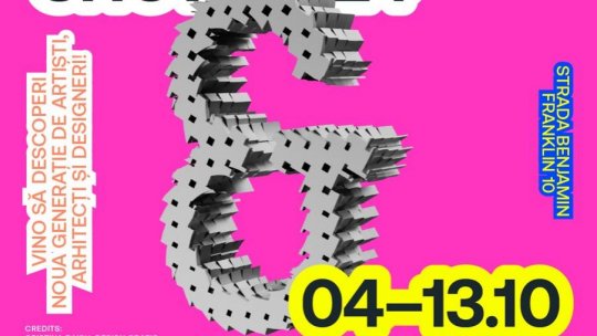 145 de artiști, arhitecți și designeri din noua generație vor putea fi admirați la CINA, între 4 și 13 octombrie