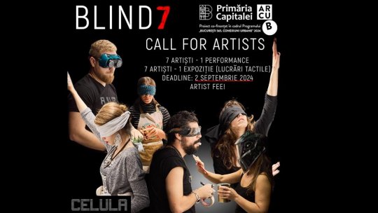 Artiștii sunt provocați să conceapă arta vizuală fără văz, în cadrul proiectului „Blind Seven”