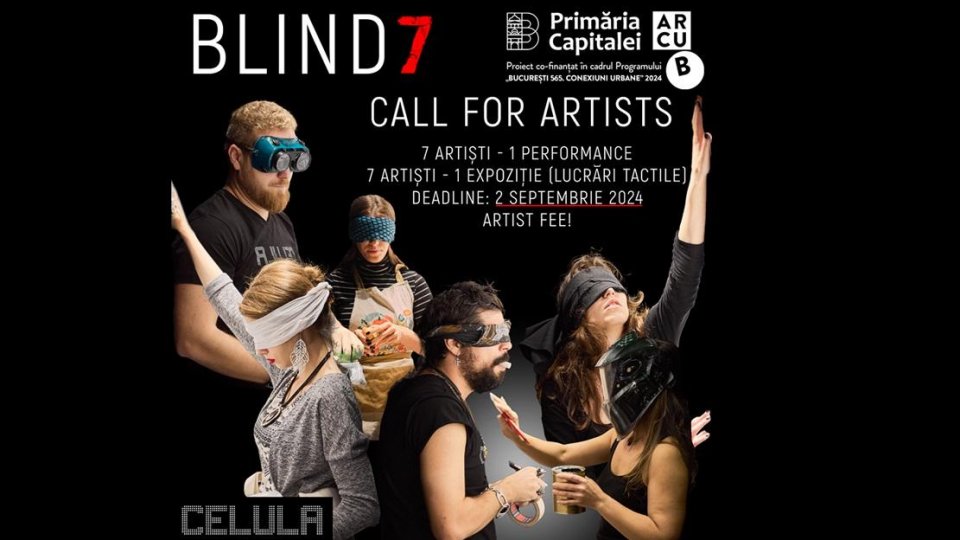 Artiștii sunt provocați să conceapă arta vizuală fără văz, în cadrul proiectului „Blind Seven”