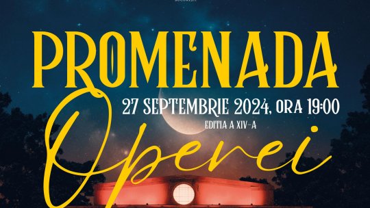 Opera Națională București prezintă Promenada Operei,  ediția a XIV-a - Puccini per sempre, în 27 septembrie pe esplanadă