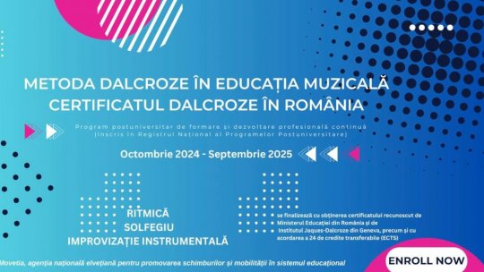 Georgiana Maria: „M-am îndrăgostit de metoda Dalcroze, iar prin aceasta am găsit noi modalități de a aduce muzica în fața copiilor”